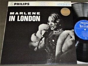 (LP) ペラ日本初回 マレーネ・ディートリッヒは歌う [MARLENE IN LONDON] 1965年/見開き/両溝有り/バート・バカラック/PHILIPS/SFX-7029