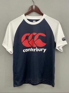 カンタベリー CANTERBURY ラグビー　ラガー　半袖　シャツ　メンズ　Mサイズ 劣化　ファッション　　　衣類