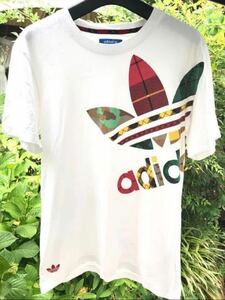 アディダス adidas オリジナルス 半袖 Ｔシャツ メンズ Mサイズ シミ有り ファッション 衣類