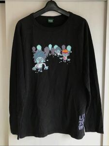 ランドリー laundry 長袖 Ｔシャツ ロンT ゾンビ ハロウィン Mサイズ 劣化品 ファッション 衣類