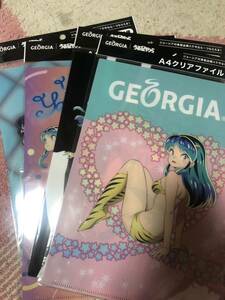  Urusei Yatsura George a clear file all 4 kind set 