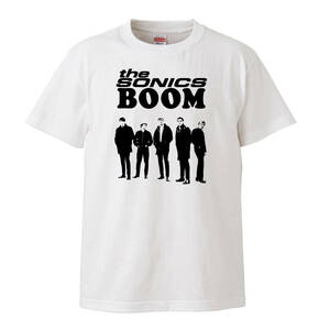 【Mサイズ 白Tシャツ】The sonics ソニックス ガレージパンク THE BAWDIES ザ・ボゥディーズ レコード CD LP 7inch 60s バンドT 