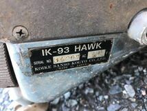 【千葉】中古 半自動切断機 IK-93 HAWK ガス切断 ホーク 溶接 鉄鋼 鉄工 エッジカット 溶断 プラズマカッター ジャンク_画像2