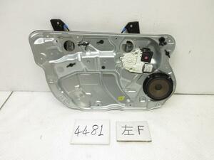 20年 VW ポロ ABA-9NBUD 左前ドアレギュレーターモーター 6Q4837401AE 6Q4837461K 182932 4481