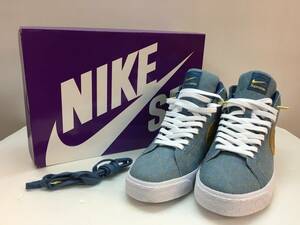 NIKE SB ZOOM BLAZER MID QS ナイキ スケートボーディング ズーム ブレーザー ミッド シュプリーム SUPREME コラボ品 DX8421-400 27cm