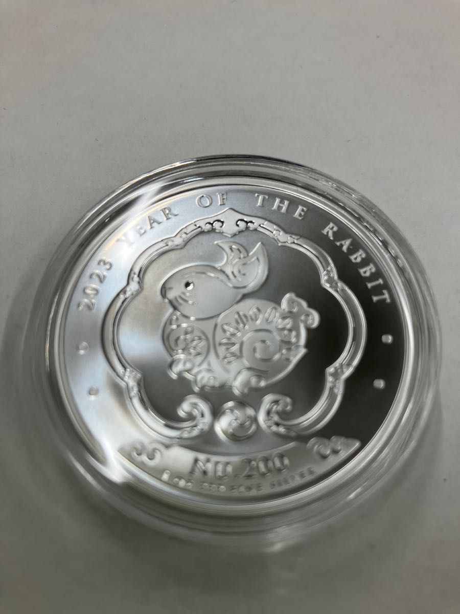 銀貨 99 9% 純銀 ウサギ 銀貨 １オンス うさぎ 兎 自由連合 法定銀貨 