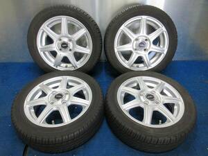 ★8.5分山★20年製★ PRACTIVA 165/55R14　社外ホイール 14×4.5J +45 4H-100 4本セット 軽自動車等　D879