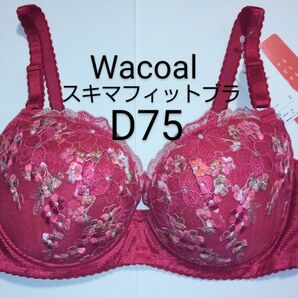 Wacoal Wing スキマフィットブラ レッド系 新品タグ付き