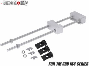 GM0497　Guns Modify EVO ハイテナシティ 強化マガジンリップ & フォロアーリンクB * 3SET ＋ メンテツール for TM GBB M4