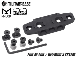 H6113BKM　MILITARY BASE Keymod/M-LOKマウント for バイポッド