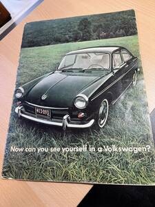 空冷VW タイプ3ファーストバック 1968年式 当時物カタログ 北米