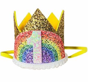 1歳 誕生日 バースデー ハット 王冠 数字 帽子 クラウン パーティー 記念日 お祝い飾り付け グッズ