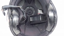 オートバイヘルメット　カフェレーサースタイル　中古品　ハーフヘルメット　　PUレザーカバー　_画像6