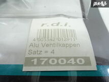 未使用 アウトレット INTERAD 汎用 タイヤバルブキャップ エアバルブキャップ シルバー 4個セット 170040 アルミ 棚6-2-B_画像4