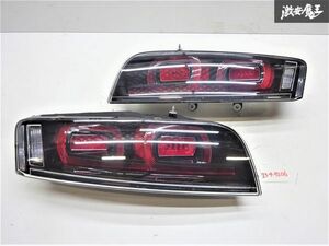 美品！ アウディ 純正 Typ42 R8 GT インナーブラック LED テール ライト ランプ 左右セット ハンドル位置不明 点灯OK 割れ無し 即納 棚26-3