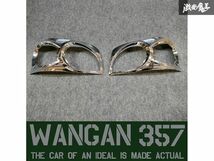 ※WANGAN357 200系 ハイエース 1型 2型 クロームメッキ ヘッドライト リム ガーニッシュ カバー 左右 新品 在庫有り 即納_画像1