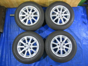 激安即決！ZELERNA 15-6J 5H/114.3 ET43 + BRIDGESTONE 195/65R15 2020年 中古4本 エディックス セレナ ルミオン ヴォクシー T006838