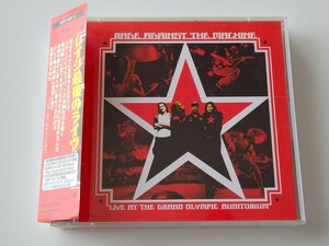 [DVD есть ограничение запись ]Rage Against The Machine / Live At The Grand Olympic Auditorium с лентой CD/DVD SICP460/1 03 год записано в Японии лодка la2 искривление + изображение 