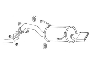 納品先限定 FUJITSUBO フジツボ ワゴリス マフラー BGZ11 キューブ キュービック 2WD H15.9～H17.5 450-11232
