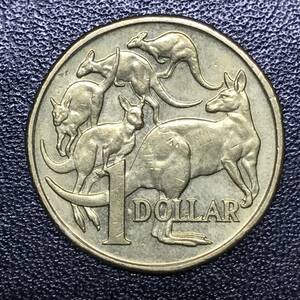 ★世界 海外 外国 コイン 硬貨！1994年！オーストラリア 1ドル/1DOLLAR 1枚！エリザベス2世 カンガルー AUSTRALIA！★管理番号1465