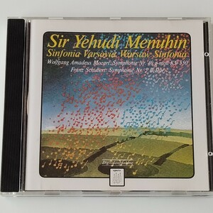 【APERTO】ユーディ・メニューイン(APO86420CD)SIR YEHUDI MENUHIN/モーツァルト交響曲第40番ト短調K550/シューベルト交響曲第5番