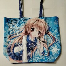 オリジナル C87 KAROMIX karory 同人 フルカラー トートバッグ 未使用品 初期印刷かすれあり 29×46×15cm_画像1