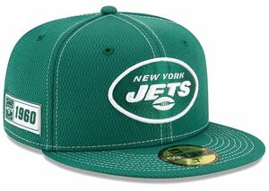 【7.1/2】 限定 100周年記念モデル NEWERA ニューエラ NY ニューヨーク Jets ジェッツ 緑 59Fifty キャップ 帽子 NFL アメフト USA正規品