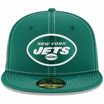 【7.1/2】 限定 100周年記念モデル NEWERA ニューエラ NY ニューヨーク Jets ジェッツ 緑 59Fifty キャップ 帽子 NFL アメフト USA正規品_画像2