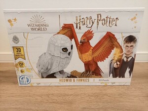 ハリー ポッター ヘドウィグ & フォークス 3D パズル Harry Potter Hedwig & Fawkes 3D Puzzle 立体パズル 未使用 保管品 k132