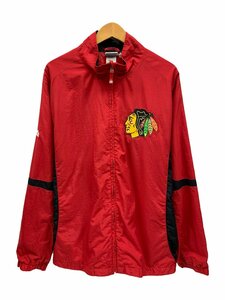 Majestic ( majestic ) NHL CHICAGO BLACKHAWKS черный Hawk s куртка Zip выше блузон L красный мужской /036