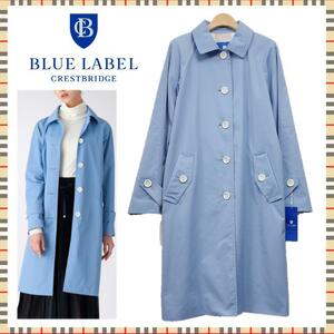 0* translation have unused Blue Label k rest Bridge turn-down collar coat 0*