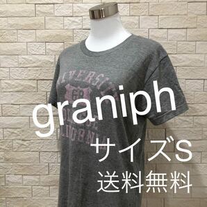 Design Tshirts Store graniph デザインティーシャツストアグラニフ グラニフ レディース　カットソー 半袖 Tシャツ インナー サイズS