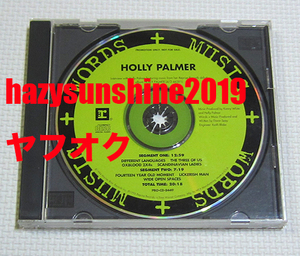 ホリー・パーマー HOLY PALMER PR CD WORDS + MUSIC