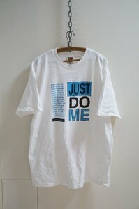 ★★★ヴィンテージ JUST DO ME メッセージプリントシャツ / FRUIT OF THE LOOM