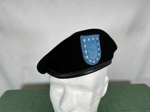 実物　現代米軍　アメリカ陸軍　アメリカ軍　ブラックベレー　複数出品　中古品　放出品　US ARMY　ベレー　ベレー帽　K