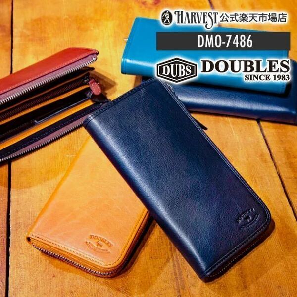 【匿名配送】DOUBLES ダブルス 財布 ウォレット 革小物 長財布 wallet 本革 レザー スキミング防止 RFID DMO 7486 ブラック