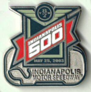 ピンズ　第87回 インディ500　87th INDIANAPOLIS 500　インディアナポリス・モータースピードウェイ　インディカー　ピンバッジ ピンバッチ