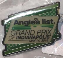 ピンズ　インディカー 2016　インディ・グランプリ　Angies list GRAN PRIX OF INDIANAPOLIS　インディアナポリス GP IndyCar ピンバッジ_画像2