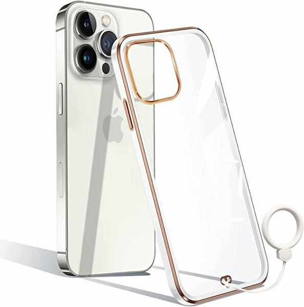 iPhone13 Pro ケース クリア 可愛い かわいい 耐衝撃 透明 TPU
