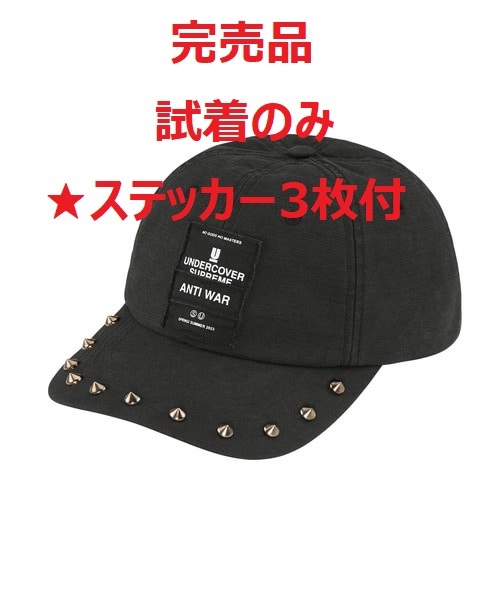 23SS 新品 シュプリーム バイザー ステッチ 6 パネル キャップ 低価格