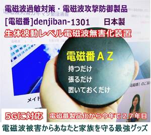 5G電磁波対策グッズ おすすめ テレワークストレス防止「電磁番AZ」１点 送料無料 