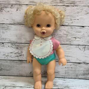 【中古品】希少 ハズブロ ベビー人形 1995年 当時物 着せ替え人形 抱き人形 知育人形 HASBRO