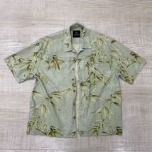 JAMAICA JAXX ジャマイカ ジャックス シルク アロハシャツ silk aloha shirt オープンカラー open color シャツ HAWAII 開襟 サイズ XL_画像2