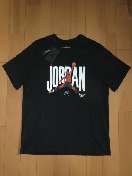 送料無料発送 ナイキ NIKE JORDAN BRAND ジョーダン Jumpman Tシャツ 人気即完売 3XL BLACK 正規品 綿100％ とても美品