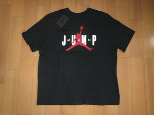 送料無料発送 ナイキ NIKE JORDAN BRAND Jumpman ジョーダン ジャンプマン Tシャツ 人気完売 3XL BLACK 正規品 綿100％ とても美品