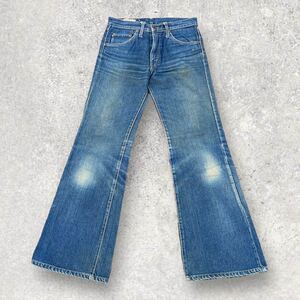 [ редкий ] BIG JOHN W29 L32 Vintage flair bell низ Denim джинсы hipi- Vintage труба American Casual осмотр ) Levi's 684