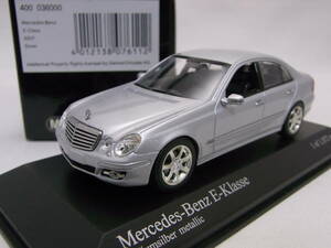 ★貴重!★Mercedes-Benz E-Class 2007 Silver 1/43【W211後期 メルセデスベンツ Eクラス】★美品!★400 036000 検:E 320 350 500 55 63 AMG