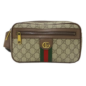 グッチ GUCCI バッグ レディース メンズ ウエストバッグ オフィディア GGプラス ブラウン 574796 ブランド 小さめ