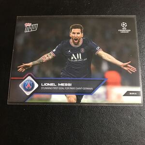 Lionel Messi / Topps Now カード PSG初ゴール パリサンジェルマン アルゼンチン代表 メッシ