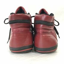 semantic design★ハイカットスニーカー【L/26.5-27.0程度/赤/RED】sneakers/Shoes/trainers◆WB83-8_画像3